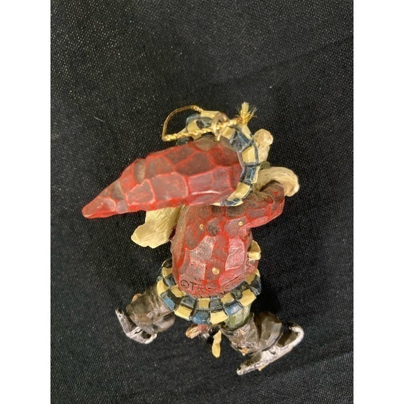 1998 Boyds Santa Ice Skating Ornament Vintage Christmas‎ Holiday Tree Decoration - Picture 5 of 7